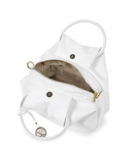 V Italia Womens Handbag White V10312 52 DOLLARO BIANCO