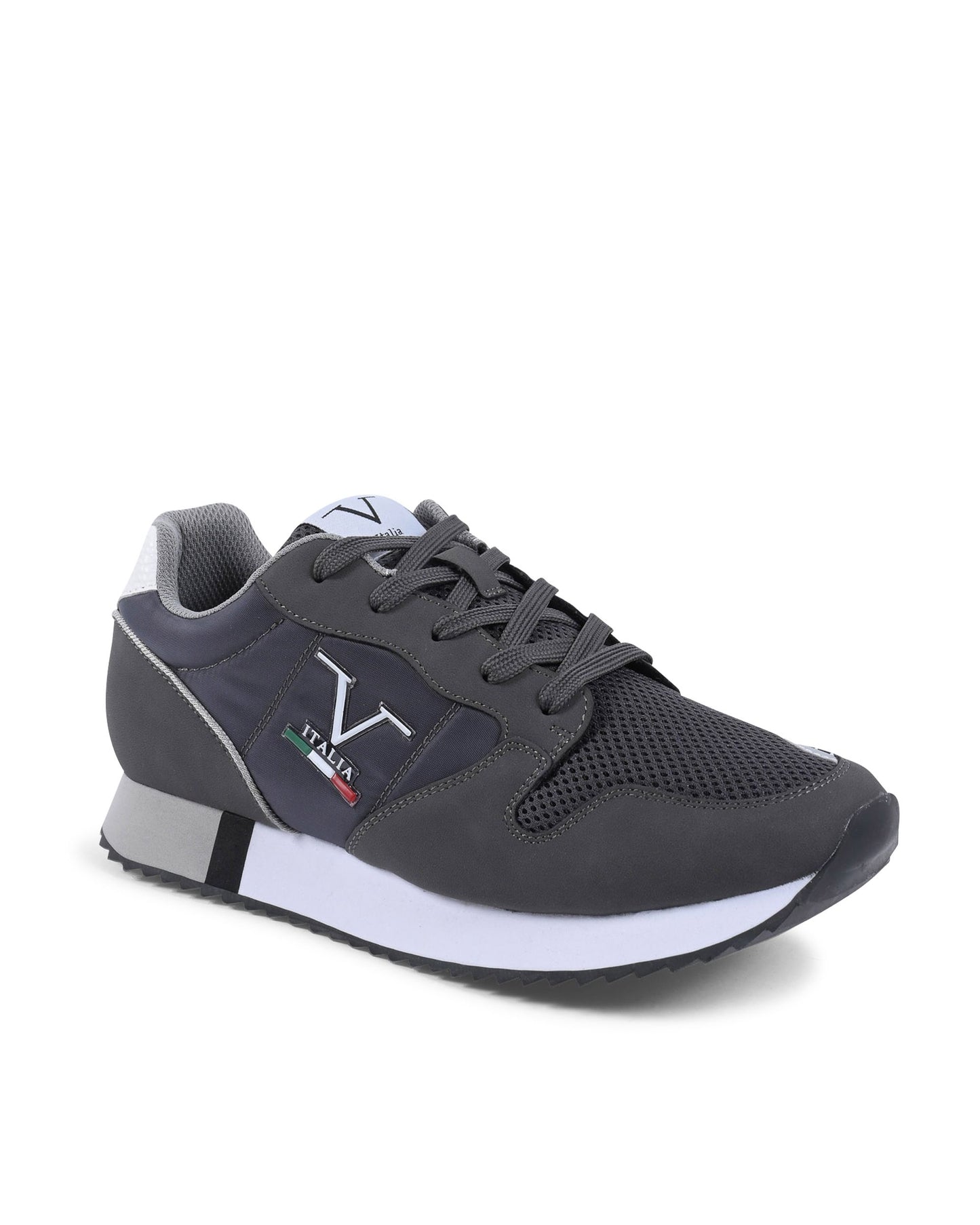 V Italia Mens Sneaker Grey SNK 003 M GREY CIMENT