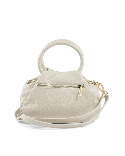 V Italia Womens Mini Bag Off White 10311 DOLLARO LATTE