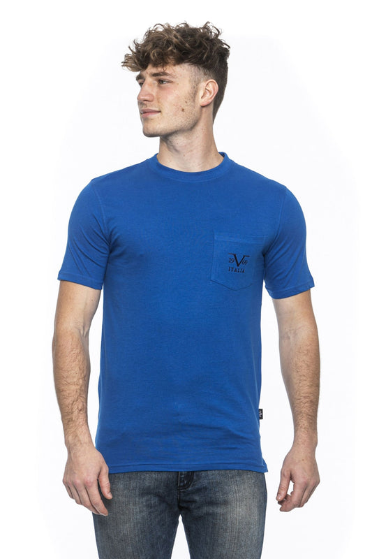 19V69 Italia Mens T-Shirt Blue IVAN ROYAL BLUE