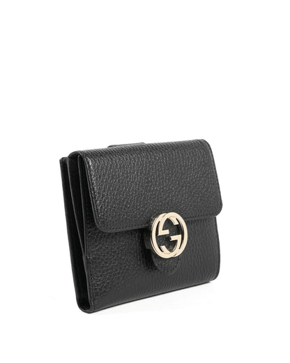 Gucci Leather Interlocking small wallet 615525 CAO0G 1000