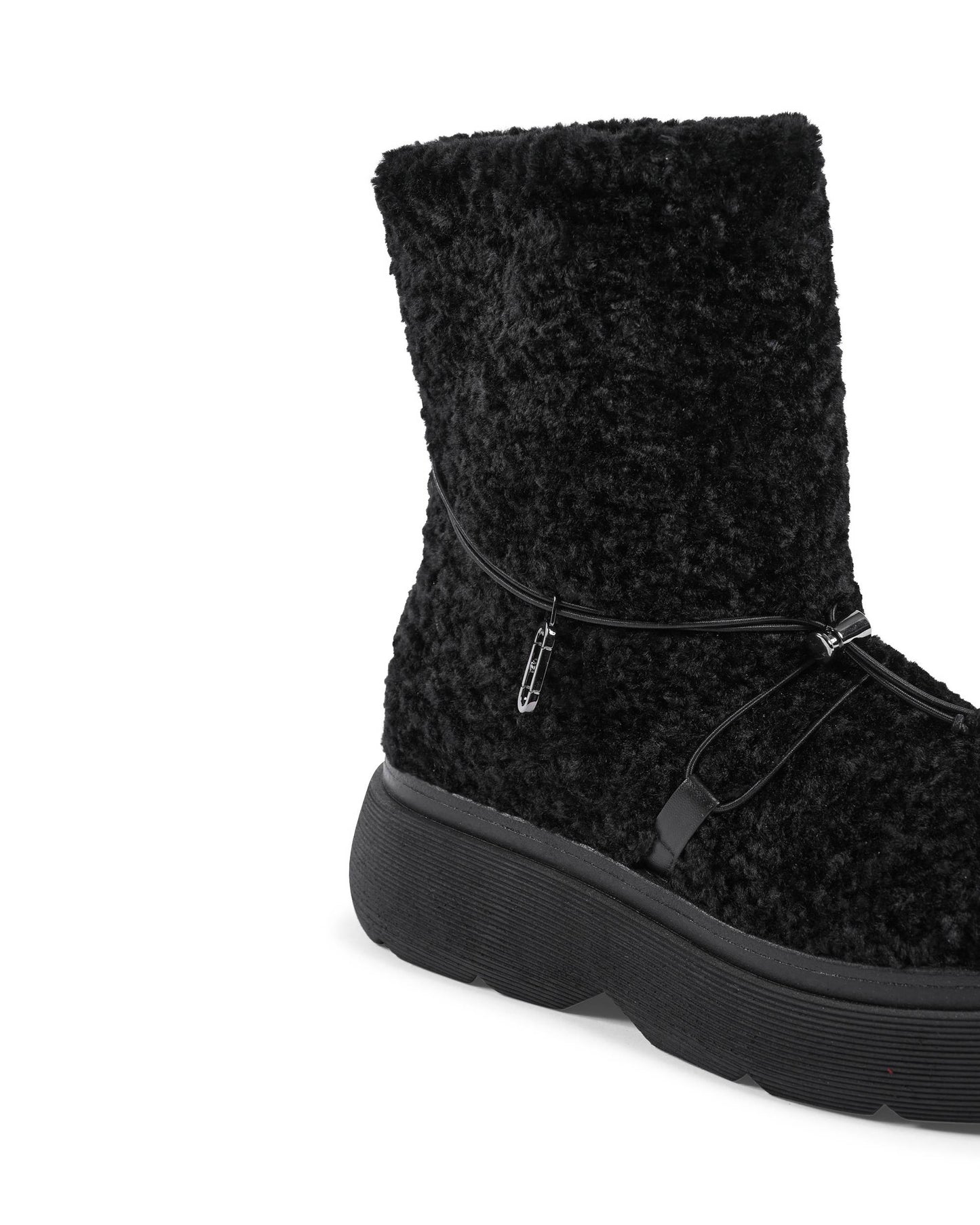 Dana Teddy - Short Boot Black