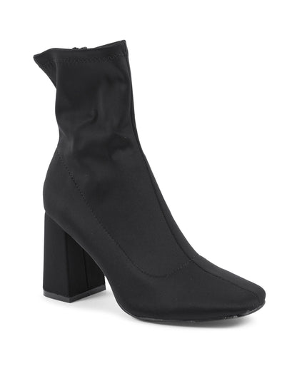 19V69 Italia Womens Ankle Boot Black HF005 NERO