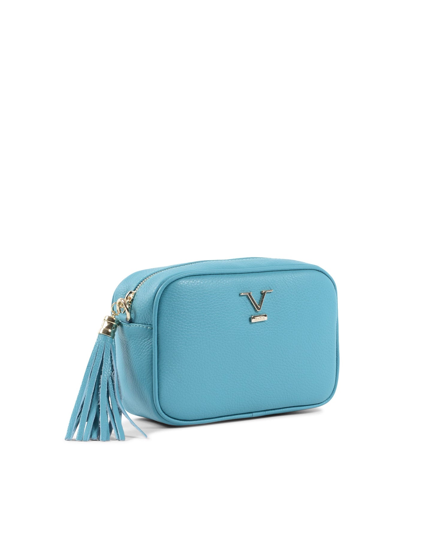 V Italia Womens Handbag Light Blue 10730 DOLLARO TURCHESE