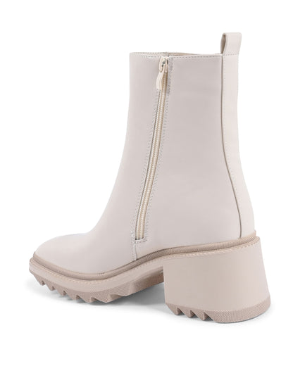 19V69 Italia Womens Ankle Boot Beige 181-87 BEIGE